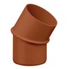 INEFA Rain Pipe Elbow 30 Degrees for Downpipe, PVC DN100