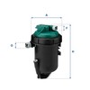 Ufi Filters 55.181.00 Fuel Filter With Housing