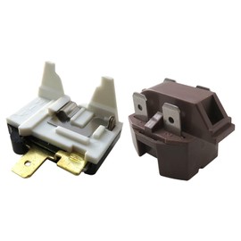4241370 Refrigerator Freezer Overload Relay Kit 4387766 4387836 1/4 hp 4 pronged 4.7 ohms for Whirlpool Frigidaire GE KitchenAid LG Magic Chef by Acupress