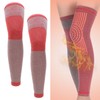 2pcs Compression Knee Brace Breathable Warm Natural Heating Lightweight Portable