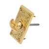 Antique Replica Non Electric Solid Brass Hand Crank Twist Doorbell