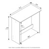 FURINNO Simplistic Study Table For Residential Use, French Oak Grey,