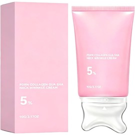 Crema Reafirmante de Cuello con PDRN, Colágeno y Aplicador Gua Sha, 90 g