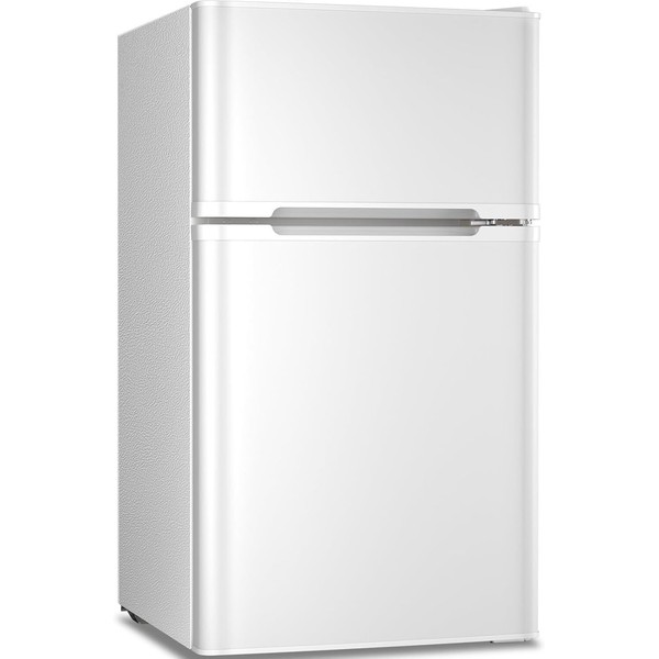Unbranded Mini Compact Refrigerator ,3.2 Cu.Ft. Freezer ,Adjustable Removable Shelves
