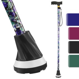 PANZHENG Walking Cane for Men & Women, Canes for Women, Heavy Duty All Terrain Tip, Lightweight, Foldable, Adjustable, Collapsible and Sturdy Walking Stick for Seniors & Adults