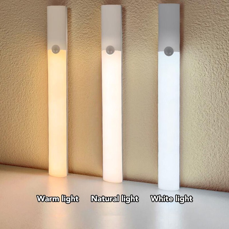Motion Sensing Cabinet Light Three Color USB C Rechargeable Dimmable