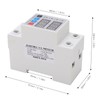 Over Under Voltage Protective Device DIN Rail Adjustable Dual Display