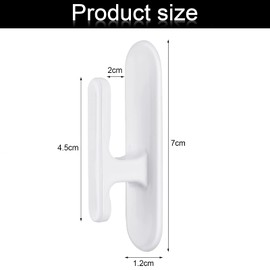 4 Pieces Cord Safety Blind Pull Twister Window Wrap Cleats Blind Holder Curtain Cord Wind Up Baby Child Proofing Window Gate Safety Adhesive Wall Hanging Hooks