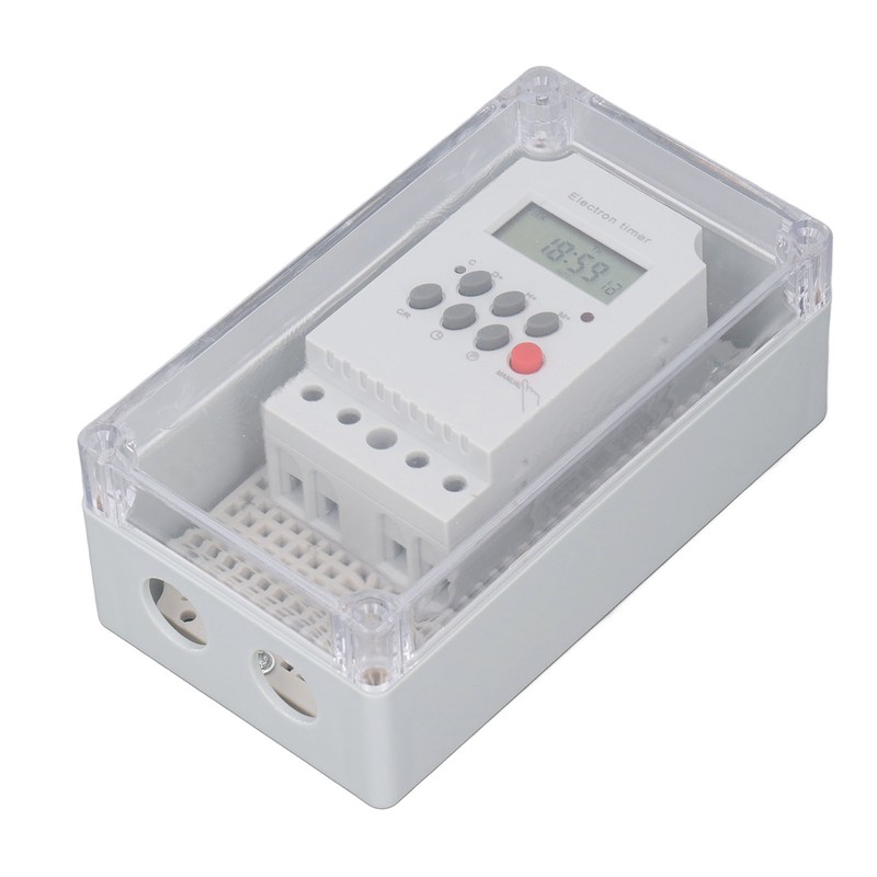 Swimming Pool Pump Timer Waterproof Digital Timer Box Programmable Time
