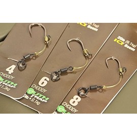 Korda Carp Fishing NEW Hinge Rig Size 6 Barbless - Pack of 5