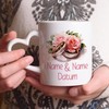GRAZDesign Tasse Set mit 2 Herzhenkeln Tassen zur Hochzeit, Valentinstag,