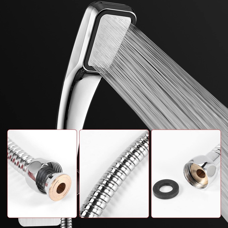 RETTI 80cm Flexible Stainless Steel Bathroom Water Shower Hose