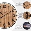 EMAX HOME Large Old Town Farmhouse Wall Clock 24 Inch