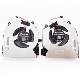 Fleshy Leaf Replacement CPU+GPU Cooling Fan for HP Victus 16-D 16-E 16-e0011ns TPN-Q263 TPN-Q264 RTX3050 DC5V Series EG75070S1-C700-S9A EG75070S1-C710-S9A M75720-001 M75722-001