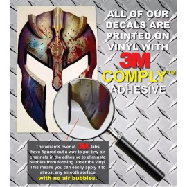 Decals by Haley 3X MEXICAN USA AMERICAN FLAG SKULL STICKER DECAL CAR TRUCK WINDOW BUMPER MEXICO