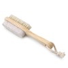 STOBAZA 3pcs Wooden Foot Brush Natural Pumice Massage Brush Bristle