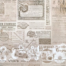 Dixi Craft Paper Favourites Vintage Collage Newspaper 15cm x 15cm Paper Pad