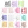 Pegatinas de Gemas Acrílicos para Uñas 15 Hojas Fáciles de