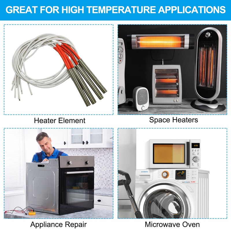 PATIKIL 14.8Ft 11 AWG High Temperature Wire, -60-350 Degrees Celsius