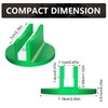 Chelhead Green Magnetic Frame Rail Floor Jack Pad Universal Aluminum