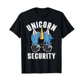 Unicorn Security Funny Brother Dad Unicorn Costume T-Shirt