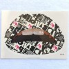 Gao Feng Temporary Lip Tattoo Sticker Lipstick Art Transfer With
