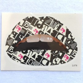 Gao Feng Temporary Lip Tattoo Sticker Lipstick Art Transfer With Original Package - Q