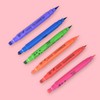 Remate - Set 24 Delineadores Doble Punta Sello Figuras Colores
