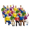 Carrera Race Spectators - Set of 20 Seated Race Fans - 1:32 Scale Figures - Realistic Scenery Accessory for Slot Car Track Sets