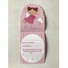 Pink Baptism Invitation Angel Themed Invitacion de Bautizo Angelita in