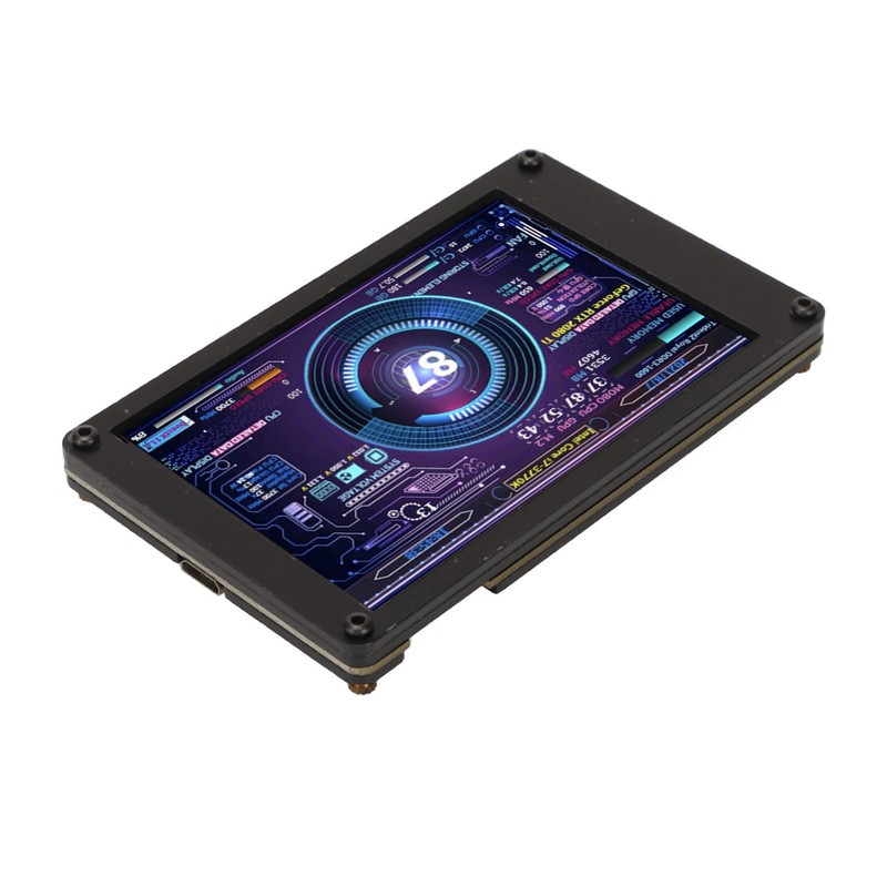 Computer Temp Monitor 3.5 Inch Theme Editor Adjustable Brightness PC
