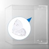 INCREWAY Acrylic L Brackets, 20Pcs Clear Right Angle Bracket, 90