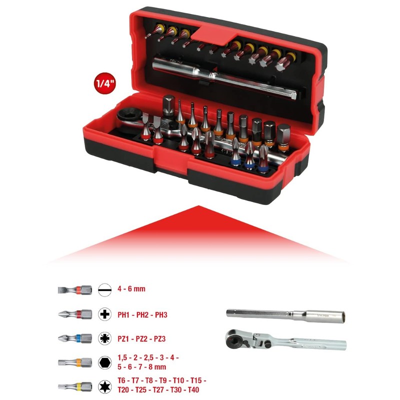 KS Tools 918.3015 Classic Bit Set