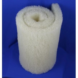 Aqua-Flo Industries 2" x 20" x 36" White Bulk Roll Filter Media for Koi Pond Filters & Skimmers