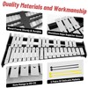Glockenspiel Bell Kit 32 Notes,Xylophone Bell Kit with 8"Drum Practice