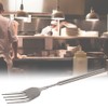 an 1 Piece Stainless Steel Telescopic Extendable Fork for Dinner