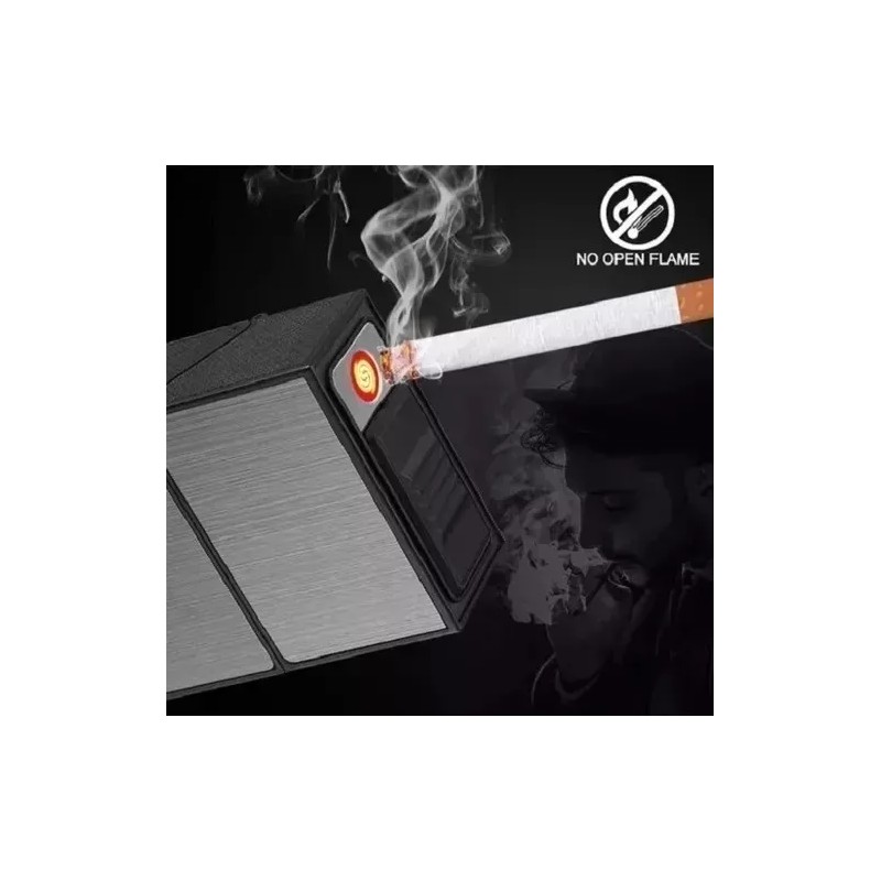 Taej 85 3pz Cigarreras Con Encendedor Electrico Recargable Cigarros