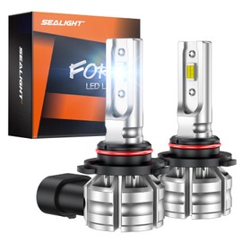 SEALIGHT H10 9140 9145 LED Fog Light Bulbs or DRL, 600% Brightness H10 Fog Lights LED Bulb 6500K White 10000LM Strong Penetration 9040 9045 Fog Light Bulbs for Car, 3 Mins Plug & Play, Pack of 2