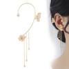 Excras Ear Cuff Earrings, Painless, Butterfly, Tassel, Swaying, No Flower