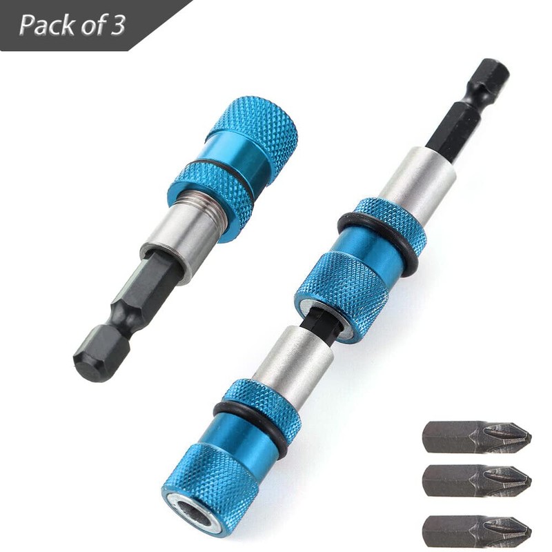 Saipor Drywall Bit Holder 1/4 Inch Hex Shank Quick Changer