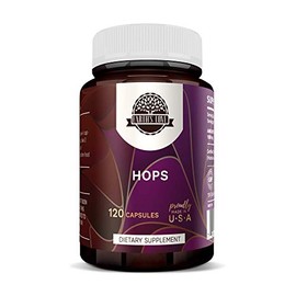 HerbEra Earth's Love - Hops 120 Capsules, 500 mg, Hops (Humulus Lupulus) Dried Flower (120 Capsules)