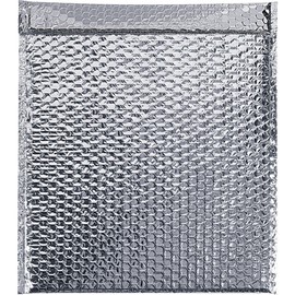 Aviditi Cool Shield Bubble Mailers, 15" x 17", Silver, Waterproof, Insulated Packaging, for Shipping Perishable Or Temperature Sensitive Items, Case of 50