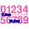 XIAXIN Waterproof PVC Number Sticker Set Weatherproof Waterproof Character Nameplate
