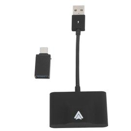 Wireless Auto Car Adapter For Android Type C Plug and Play Fast Auto Connection Car Wireless Auto Dongle for Car Black