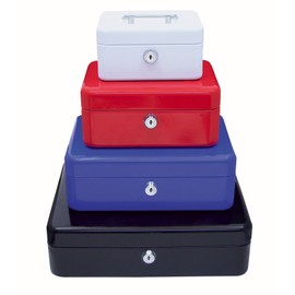 Wedo 145 102H Cash Box in Red Size 1-15.2 x 11.5 x 8.0 cms.