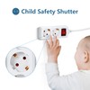 Aigostar Steckdosenleiste 2-fach mit Schalter Tischsteckdose Kindersicherung 3g1.0m㎡ 1.5 m