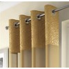 Maple Textiles 2 X Ochre Mustard Gold Eyelet Heading Voile