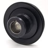 Phoenix Mfg. 4-1/2 Inch Dia 1 1/8 Inch Bore Steel V-Groove Drive Pulley Replacement for Hustler 603255