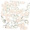 Minkissy 100pcs Heart Rhinestone Nail Art Charms Gems for Manicure