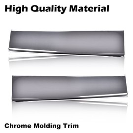 PIT66 Lower Fender Chrome Molding Trim, Compatible with 81-88 Cutlass Supreme 1 Pair